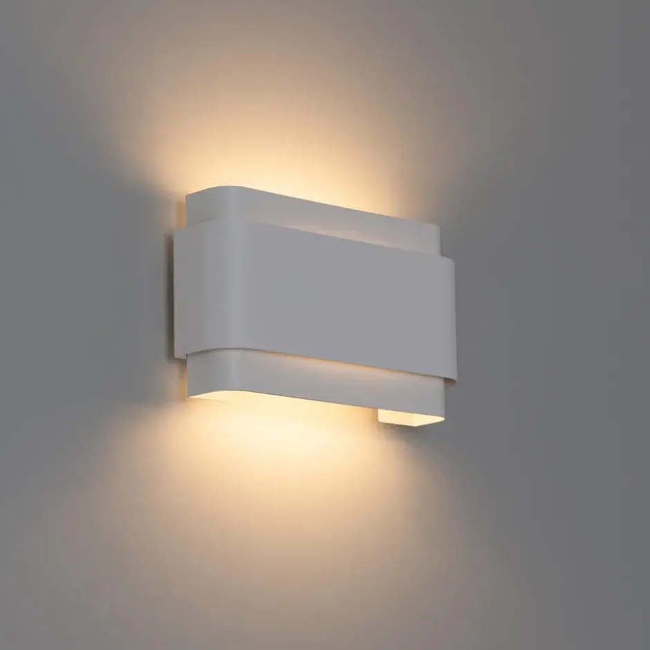 Qazqa up‑ en downlight lamp coen wit g9