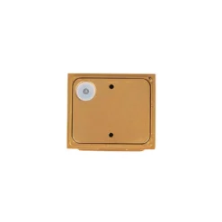 Qazqa up‑ en downlight lamp edwin goudkleurig geïntegreerde led