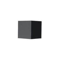 Qazqa up‑ en downlight lamp edwin goudkleurig geïntegreerde led