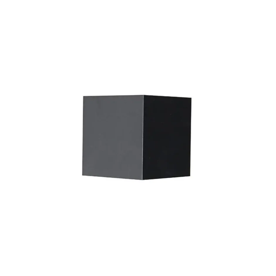 Qazqa up‑ en downlight lamp edwin goudkleurig geïntegreerde led