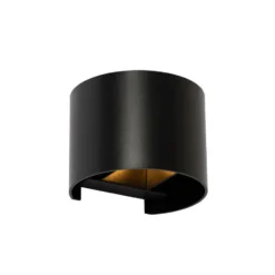 Qazqa up‑ en downlight lamp edwin zwart g9