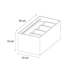 Qazqa up‑ en downlight lamp edwin zwart geïntegreerde led