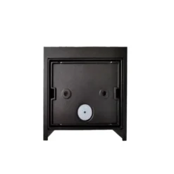 Qazqa up‑ en downlight lamp edwin zwart geïntegreerde led