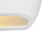 Qazqa up‑ en downlight lamp hiske wit e14
