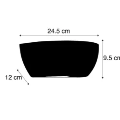Qazqa up‑ en downlight lamp hiske wit e14
