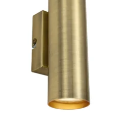 Qazqa up‑ en downlight lamp jeana bronskleurig gu10