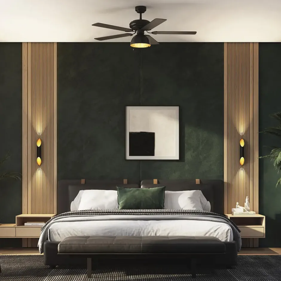 Qazqa up‑ en downlight lamp organo zwart gu10