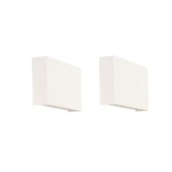 Qazqa up‑ en downlight lamp otan wit