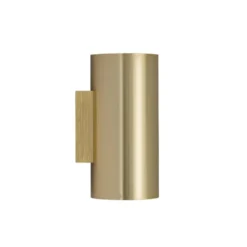 Qazqa up‑ en downlight lamp sab goudkleurig gu10