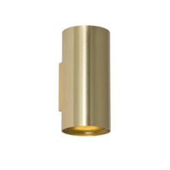Qazqa up‑ en downlight lamp sab goudkleurig gu10