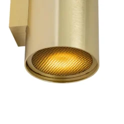 Qazqa up‑ en downlight lamp sab goudkleurig gu10