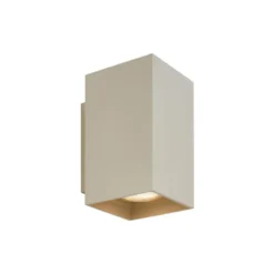 Qazqa up‑ en downlight lamp sandy beige gu10