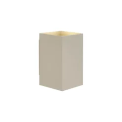 Qazqa up‑ en downlight lamp sandy beige gu10