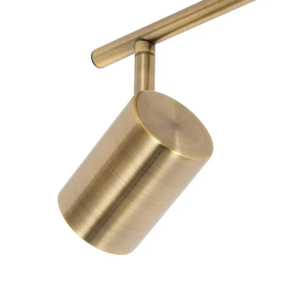 Qazqa verstelbare plafondspot jeana bronskleurig gu10