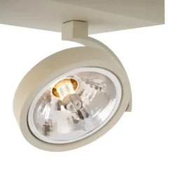 Qazqa verstelbare plafondspot go beige g9