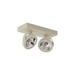 Qazqa verstelbare plafondspot go beige g9