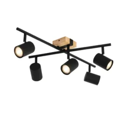Qazqa verstelbare plafondspot jeana beige gu10