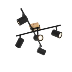 Qazqa verstelbare plafondspot jeana beige gu10