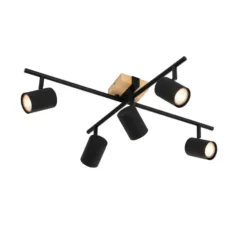 Qazqa verstelbare plafondspot jeana beige gu10