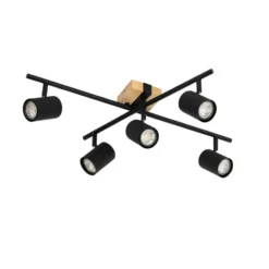 Qazqa verstelbare plafondspot jeana beige gu10