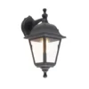 Qazqa verstelbare wandlamp capital zwart e27