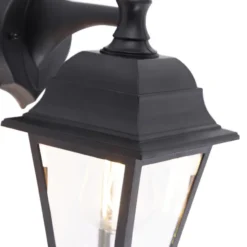 Qazqa verstelbare wandlamp capital zwart e27