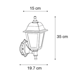 Qazqa verstelbare wandlamp capital zwart e27
