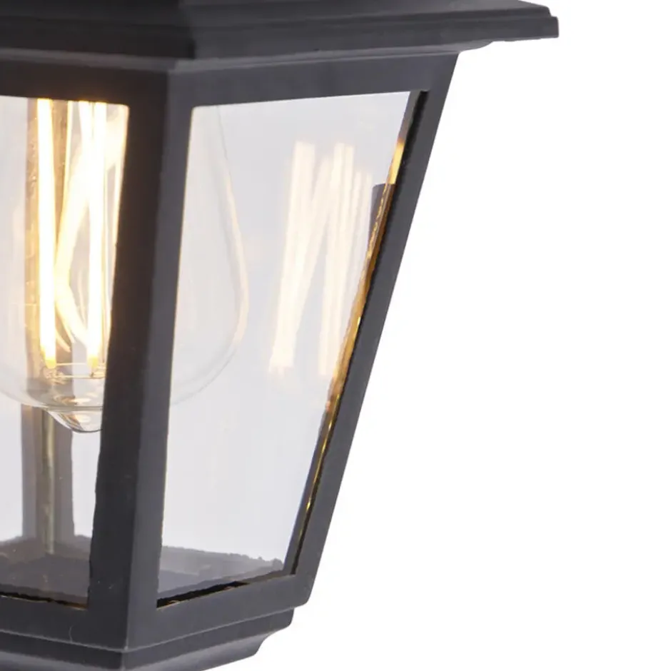 Qazqa verstelbare wandlamp capital zwart e27
