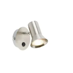 Qazqa verstelbare wandlamp karin zilverkleurig gu10