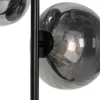 Qazqa vloerlamp ayesha zwart e27