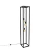 Qazqa vloerlamp big_cage zwart e27