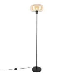 Qazqa vloerlamp bizle beige e27