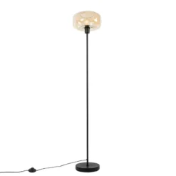 Qazqa vloerlamp bizle beige e27