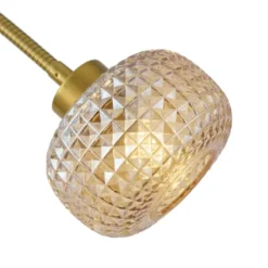 Qazqa vloerlamp brianna goudkleurig e27