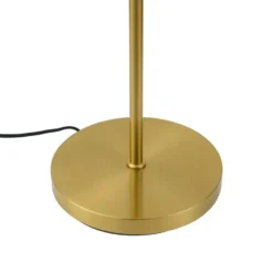 Qazqa vloerlamp brianna goudkleurig e27