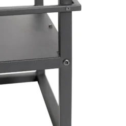 Qazqa vloerlamp cage rack zwart e27