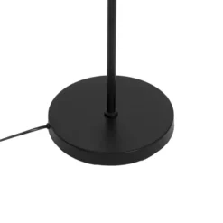 Qazqa vloerlamp carmen zwart e14
