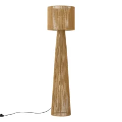 Qazqa vloerlamp dart beige e27