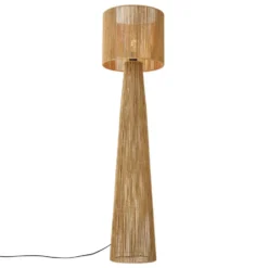 Qazqa vloerlamp dart beige e27