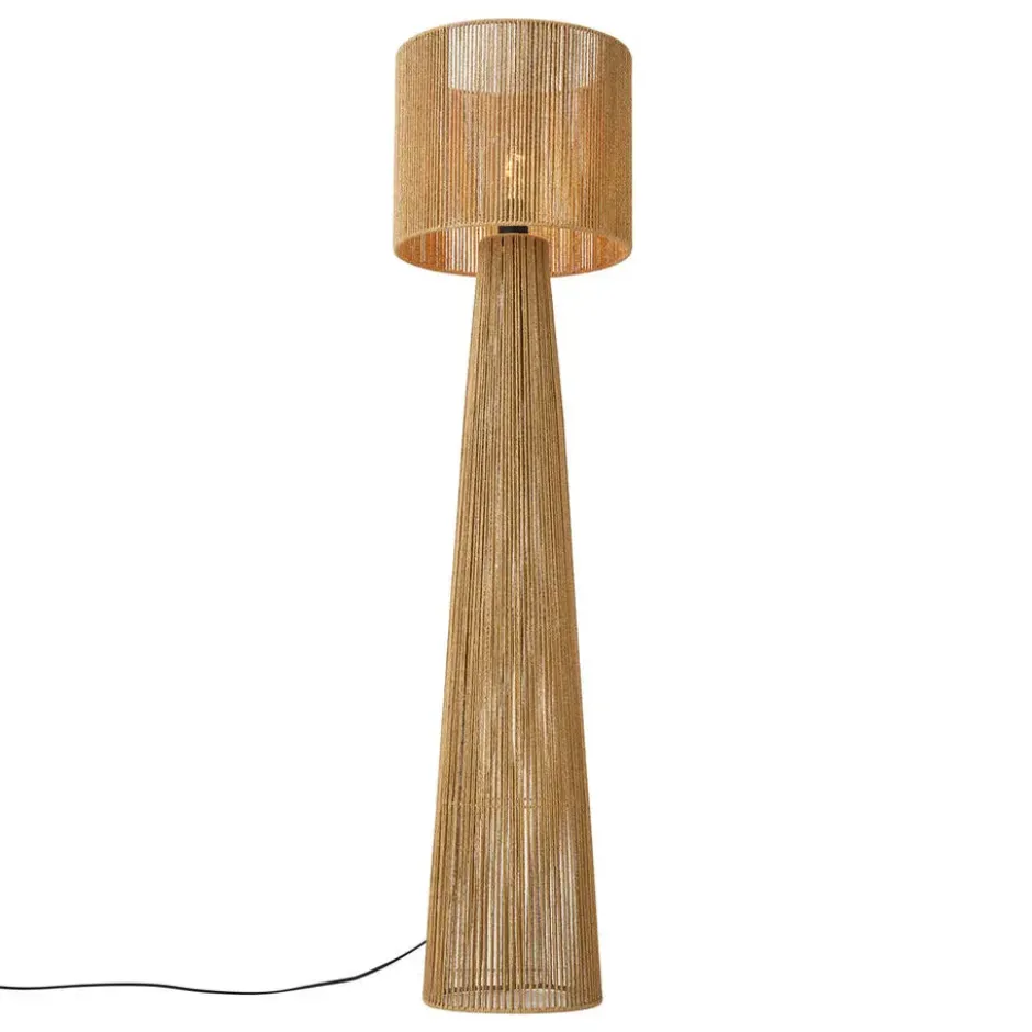 Qazqa vloerlamp dart beige e27