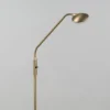 Qazqa vloerlamp eva bronskleurig geïntegreerde led