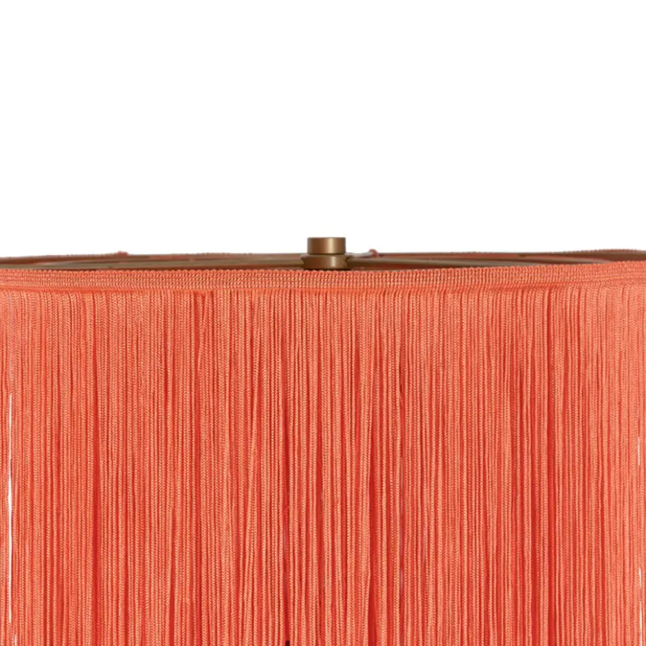 Qazqa vloerlamp franxa roze e27