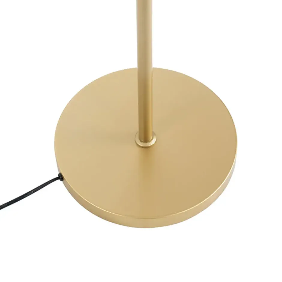 Qazqa vloerlamp franxa roze e27