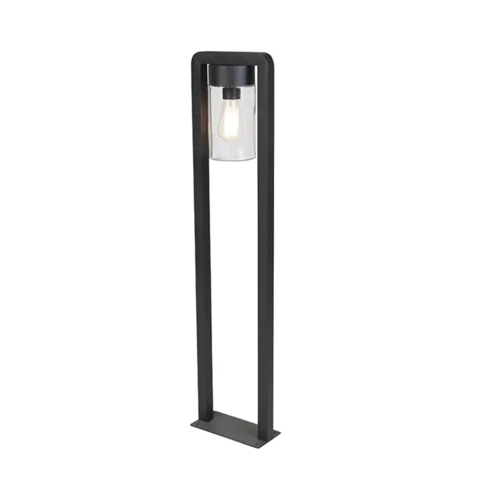 Qazqa vloerlamp jarra zwart e27