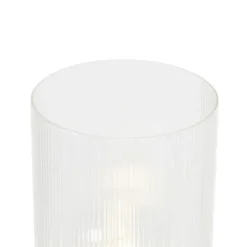 Qazqa vloerlamp laura goudkleurig e27