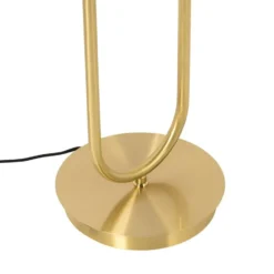 Qazqa vloerlamp laura goudkleurig e27