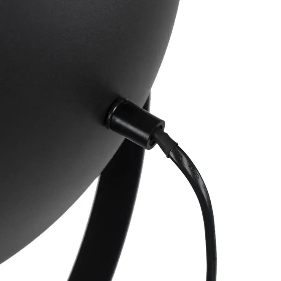 Qazqa vloerlamp magnax zwart e27