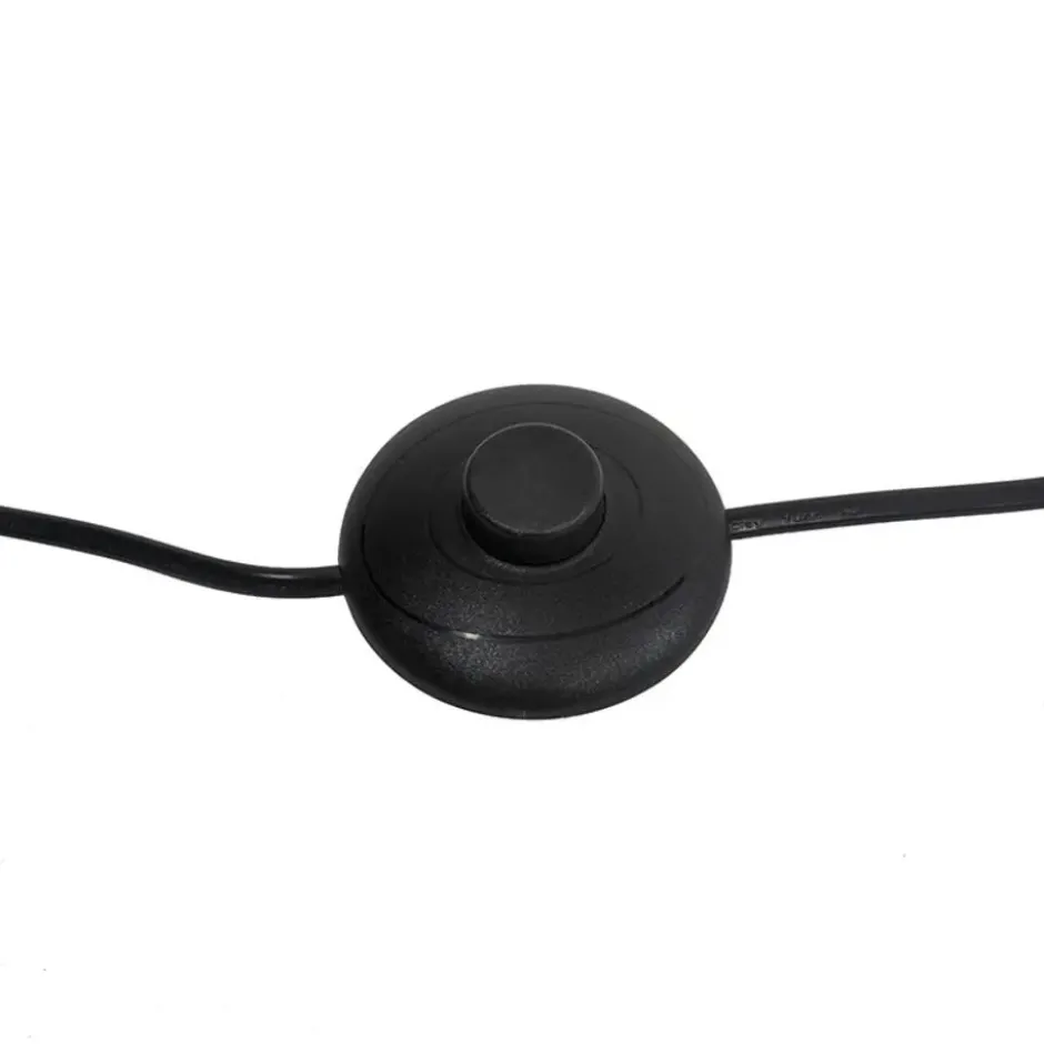Qazqa vloerlamp magnax zwart e27