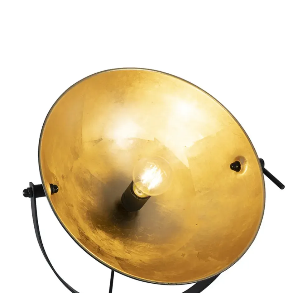 Qazqa vloerlamp magnax zwart e27