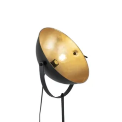 Qazqa vloerlamp magnax zwart e27